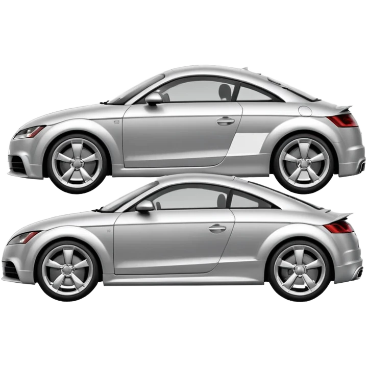 Audi TT, side view emoji