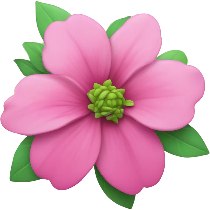 pink flower  emoji