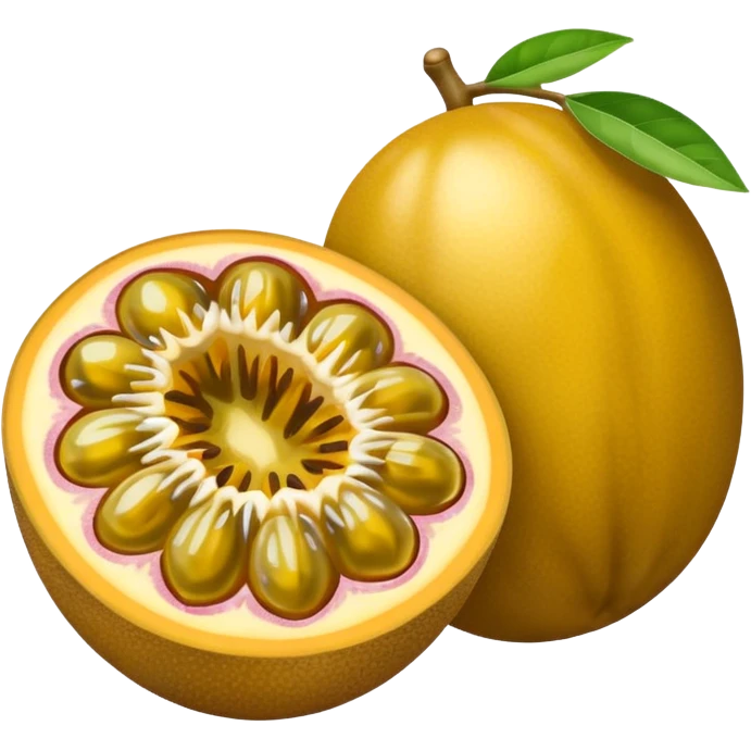 Maracuja passionfruit emoji