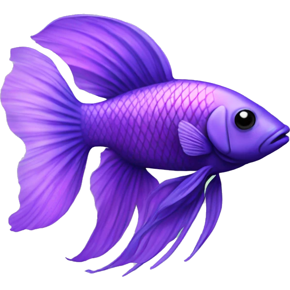 purple beta fish emoji