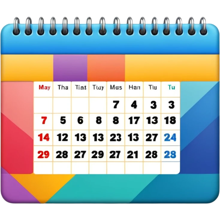 March calander no face emoji