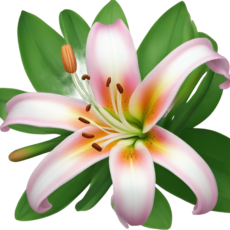 Lily flower emoji