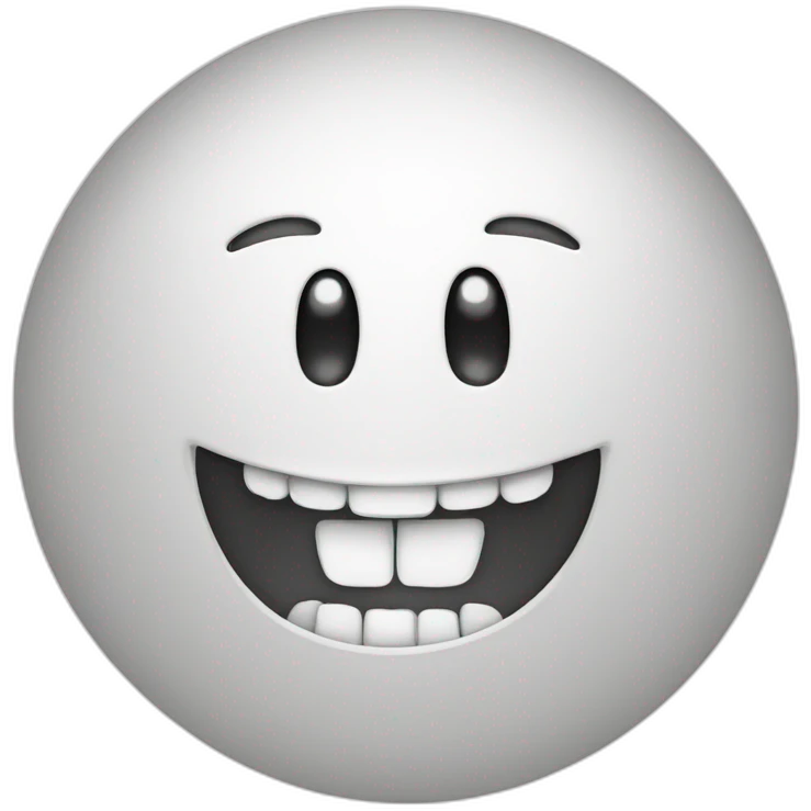 dientes blancos emoji