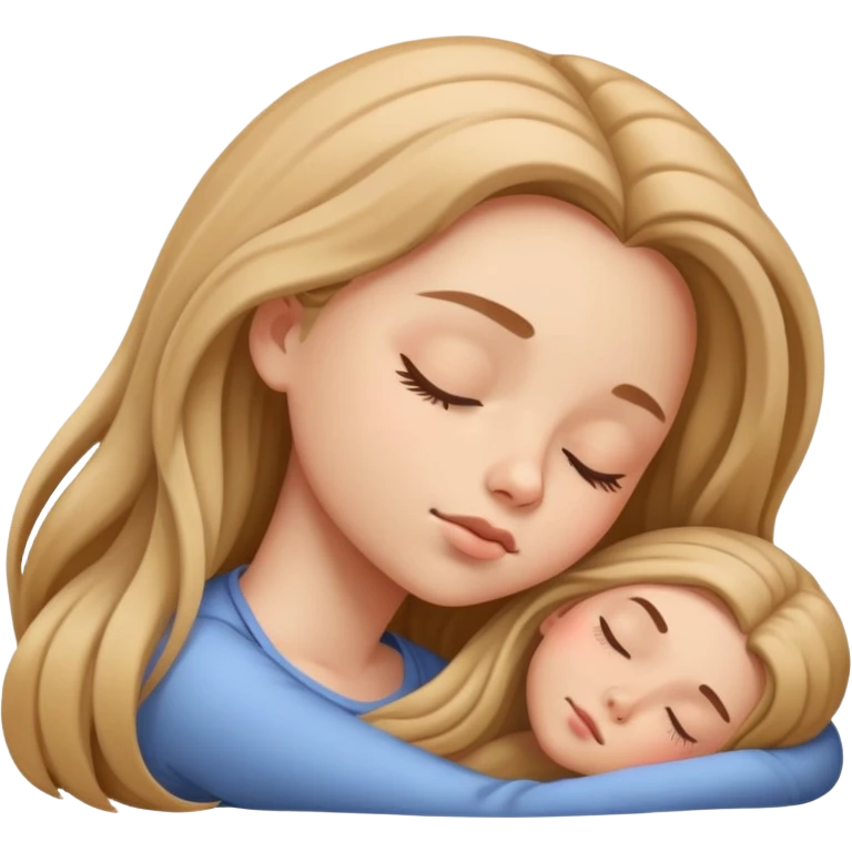 Chica durmiendo emoji