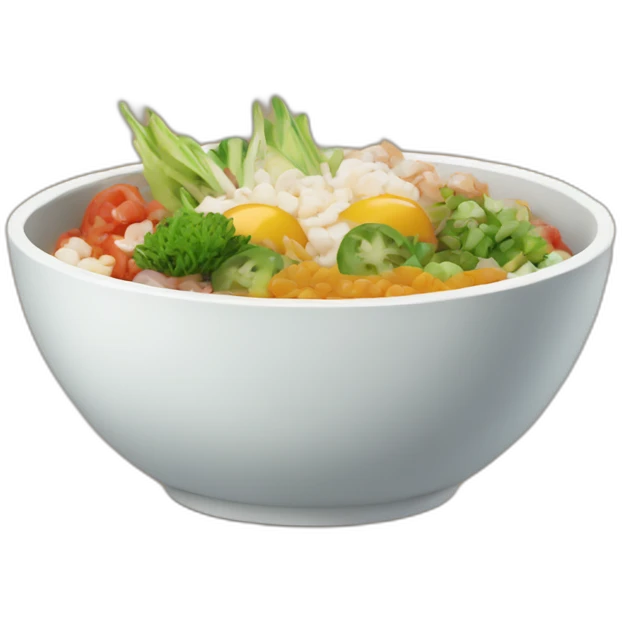 poke bowl emoji