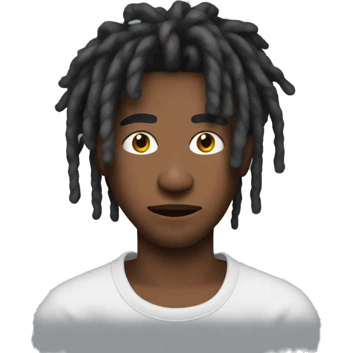 carti with red dreads emoji