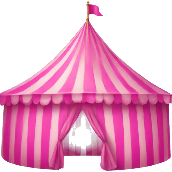 pink carnival tent emoji