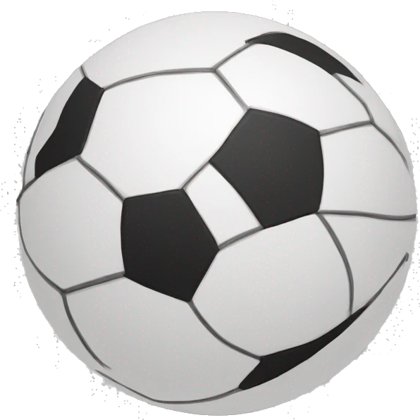 Balón d basketball en blanco y negro  emoji