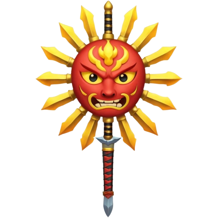 swordss sun beathing demon slayer style emoji