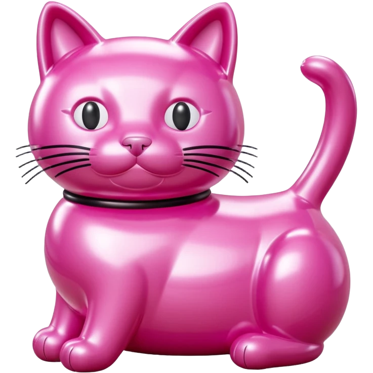  SPAM jeff koons style inflatable cat sculpture  emoji
