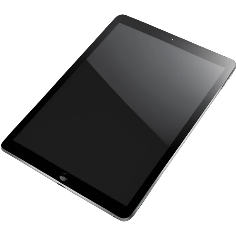 ipad with black screen emoji
