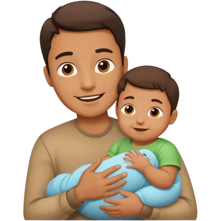 Man with Baby. emoji