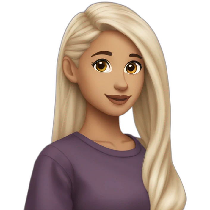 Ariana grande queue de cheval emoji