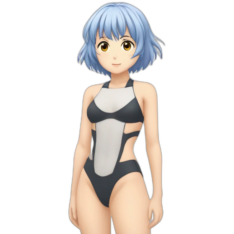 bottom-to-top-view-rei-ayanami-nue,-full-body,-short-hair,-teen,-enfant,-bikini  Download emoji ai generated emoji emoji