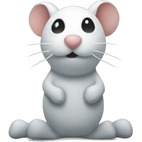 Play in snow mouse  emoji