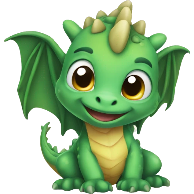Cute baby dragon emoji