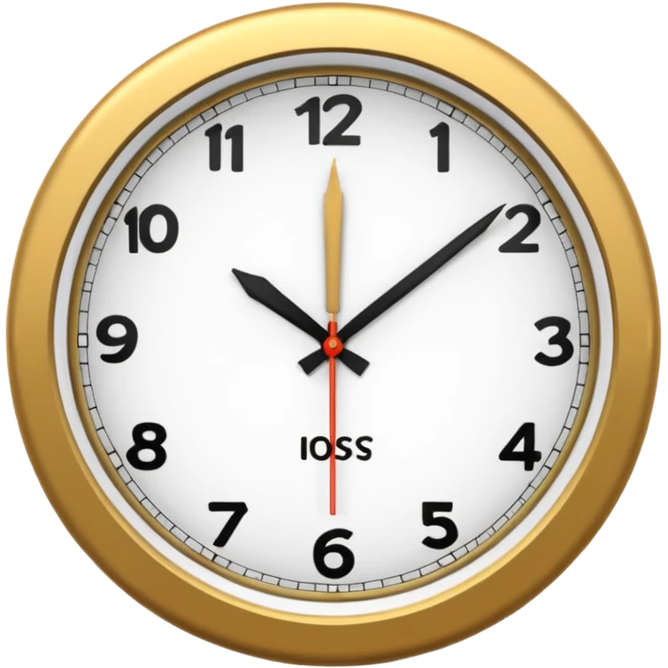 Clock showing 1 o'clock emoji