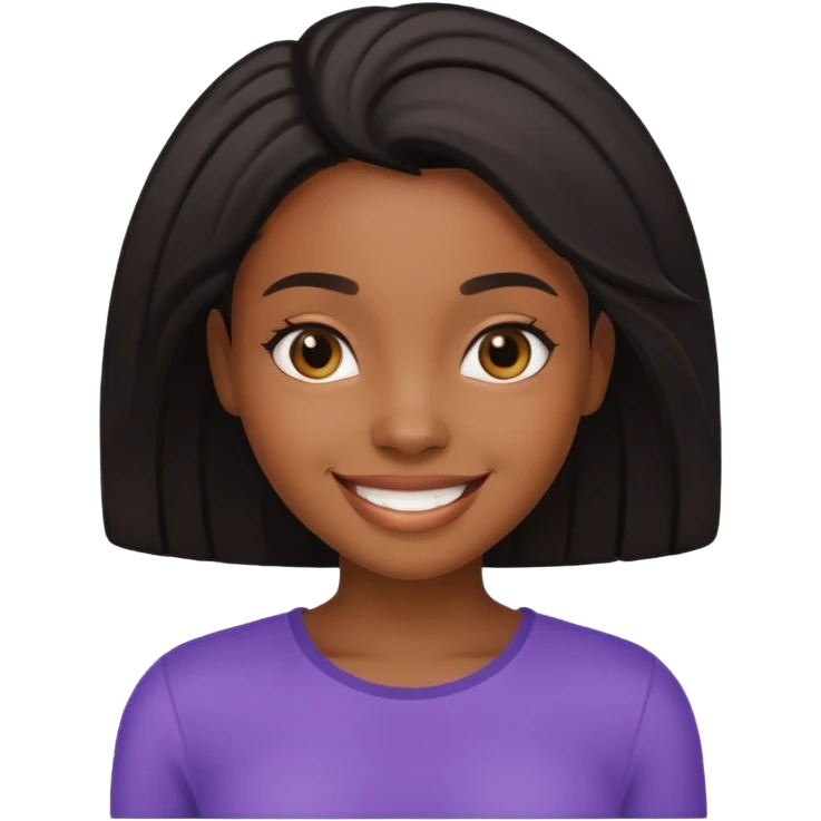 Black girl emoji
