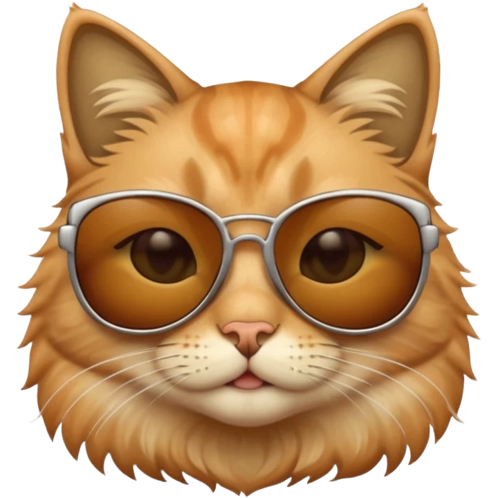 Cat wearing sunglasses emoji