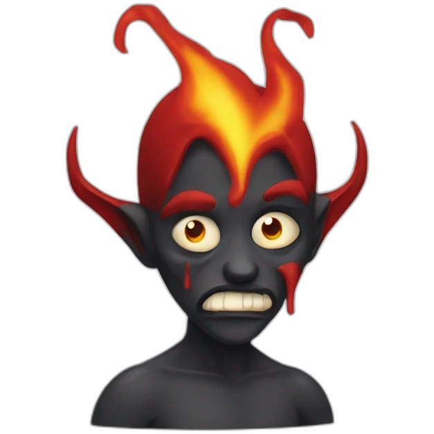 Diable qui pleure emoji