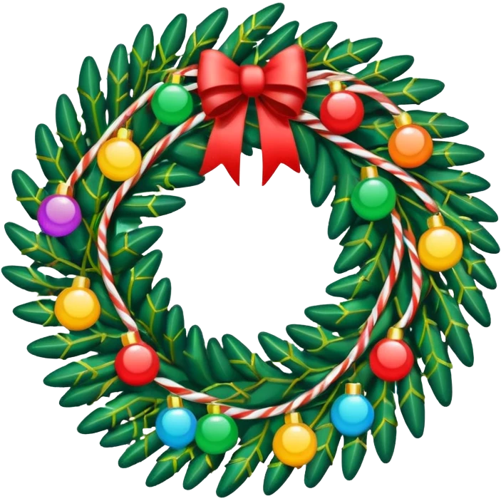 guirlande led de noel emoji