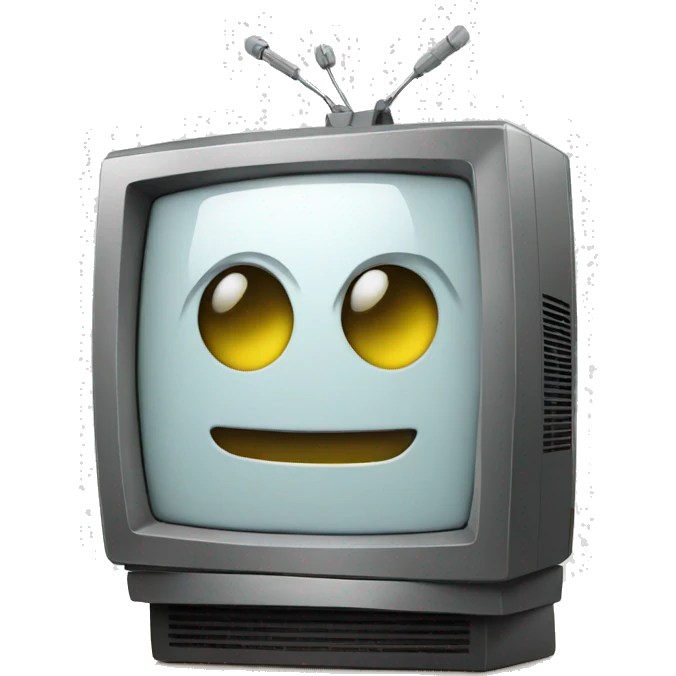robot in a tv emoji
