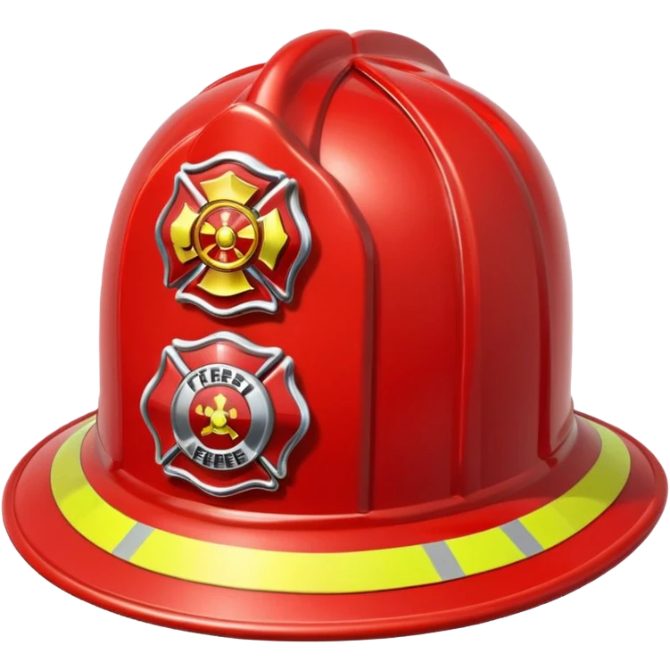firefighter's hat emoji