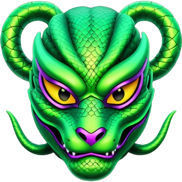glitter green viper valorant toxic mask emoji