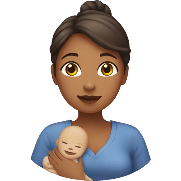 nursuring woman emoji