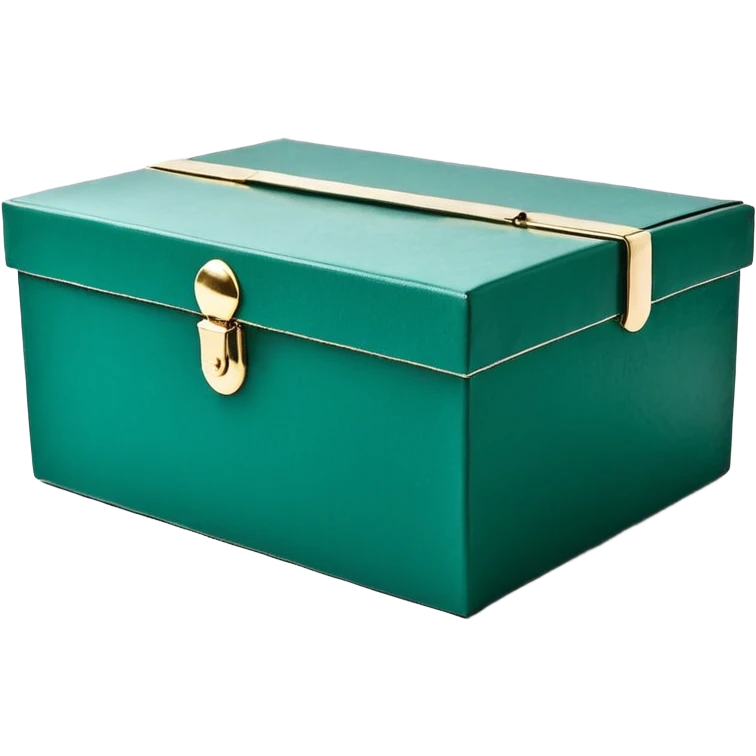 коробка для доставки светло зеленого насыщенного цвета  emoji