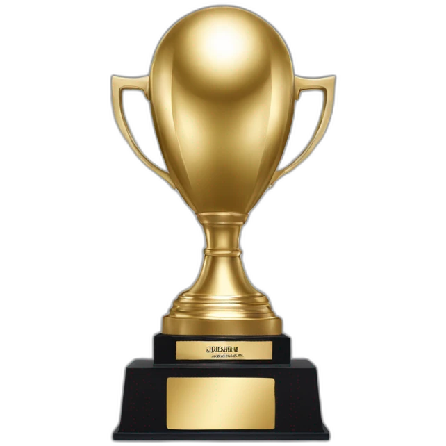 Trophée de la ligue des champions emoji