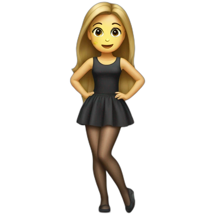pantyhose girl emoji