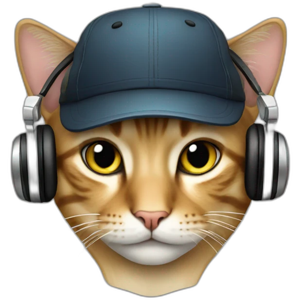 Cat dj  emoji