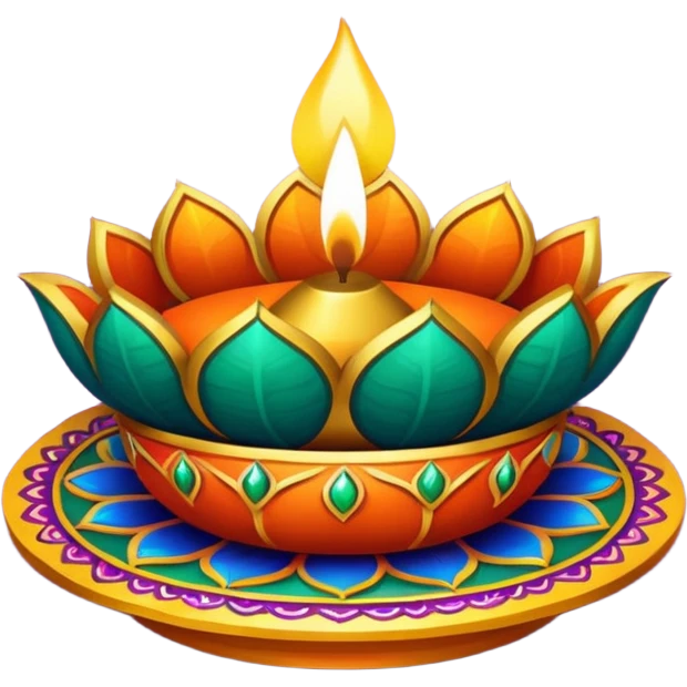 ornamented diwali emoji