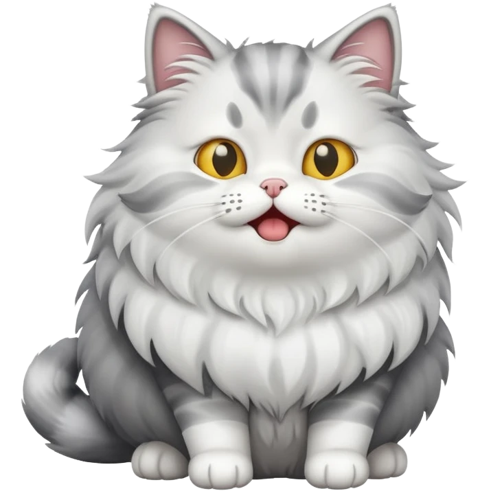 A cat farting emoji