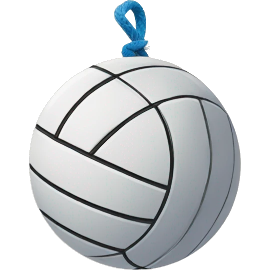 Volleyball on rubber rope emoji