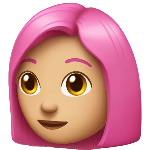 Moño pink emoji