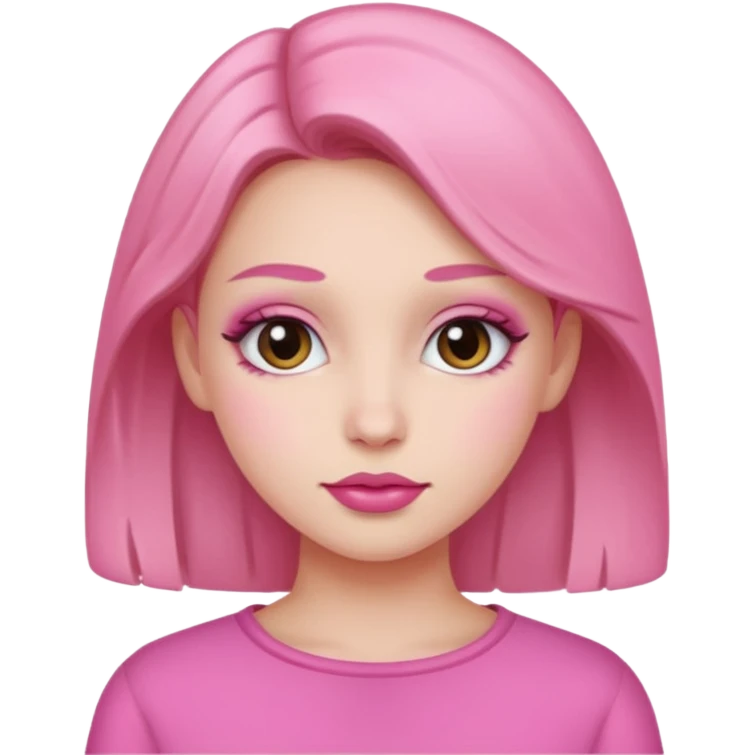 Clean girl pink emoji