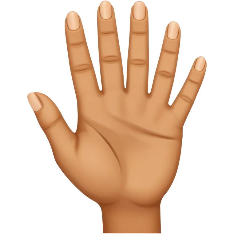 A hand with index, middle and index finger extended emoji