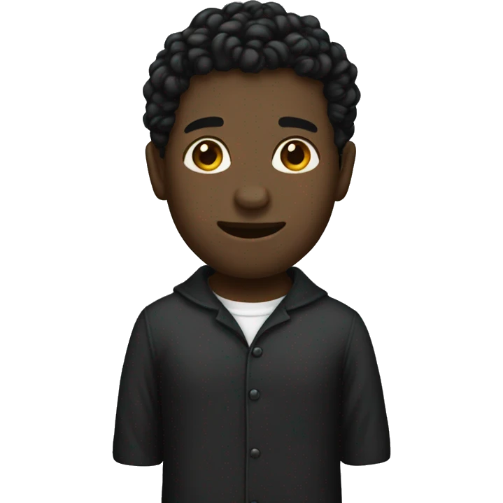 Black pajamas emoji emoji