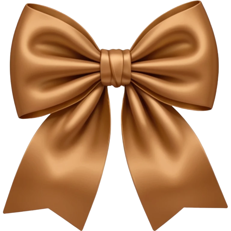 Light Brown bow emoji