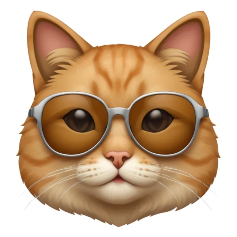 Cat wearing sunglasses emoji