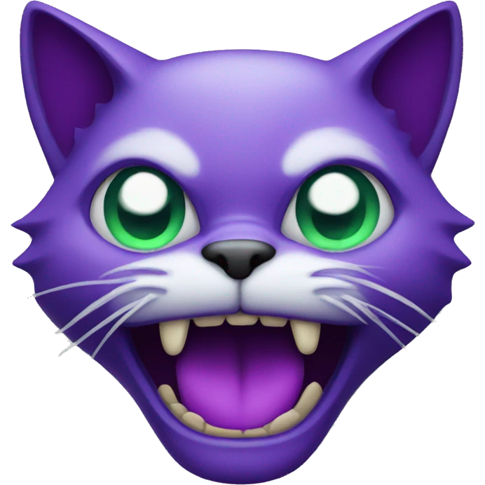 purple evil cat emoji