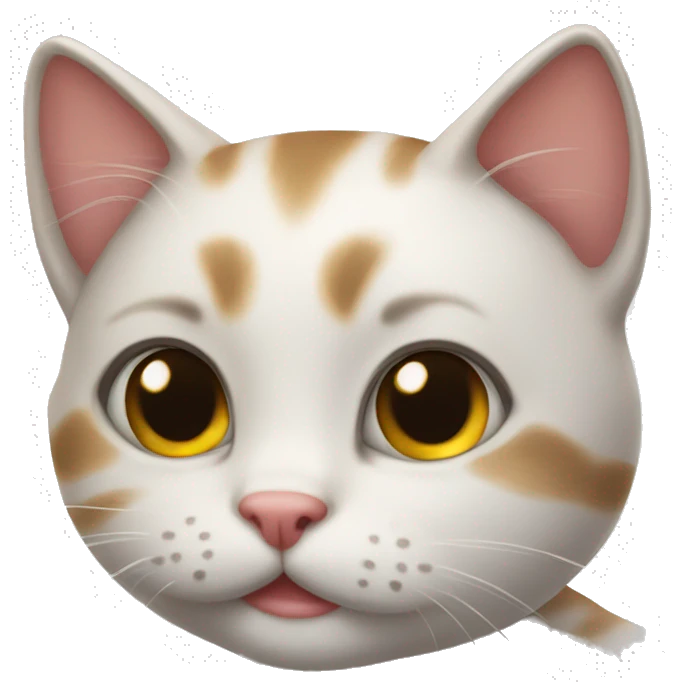 Cute kitty emoji