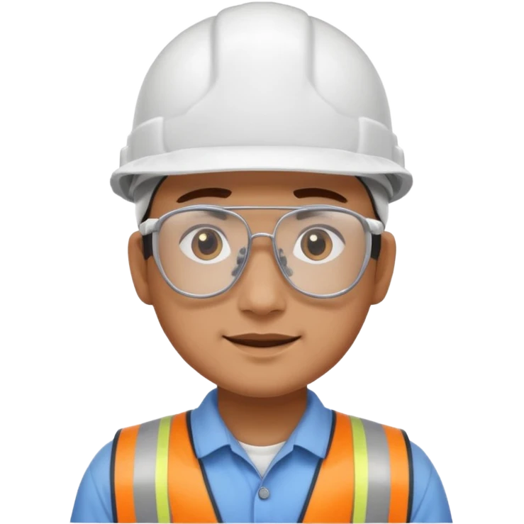 Civil engineer wearing white cap emoji
