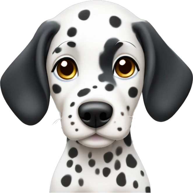 rainbow dalmatian puppy emoji
