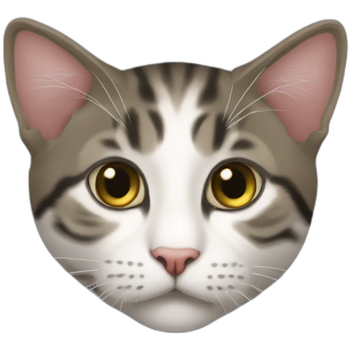 Тайский кот и калифорнийская сияющая кошка emoji