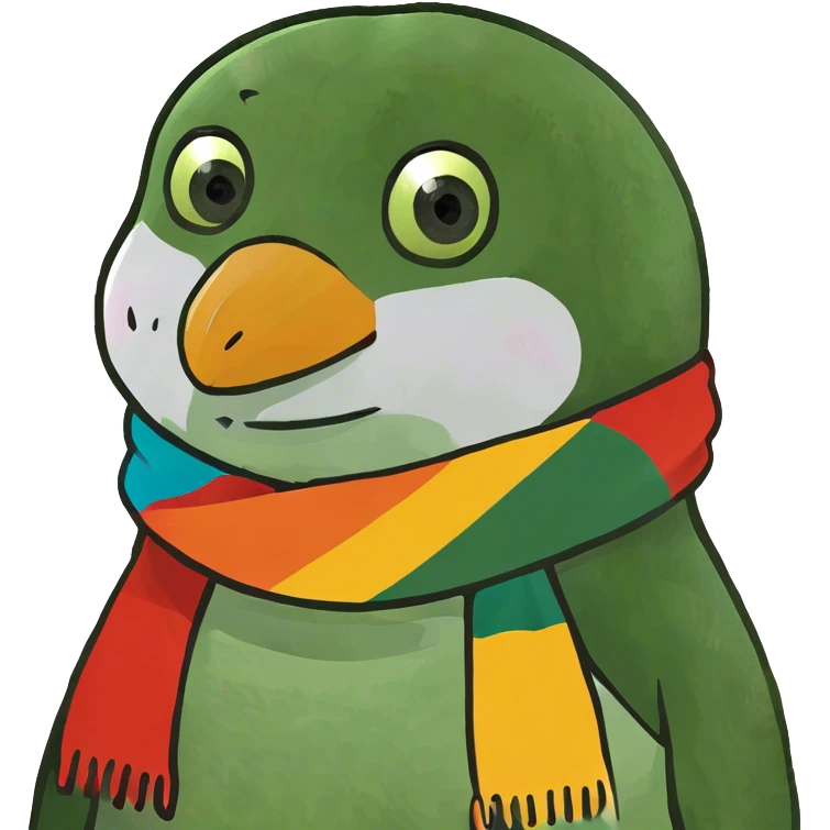 rainbow penguin  emoji