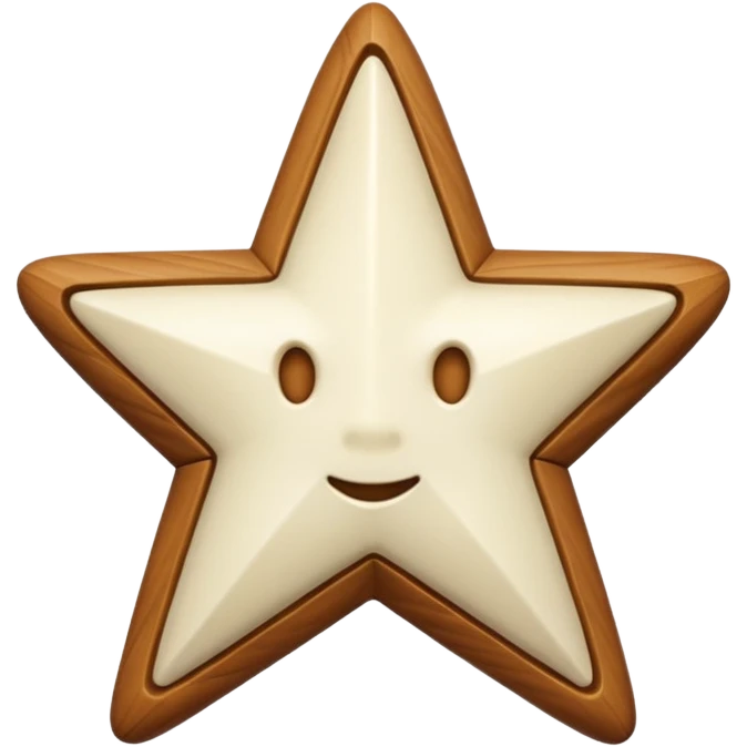 star carved from ivory emoji