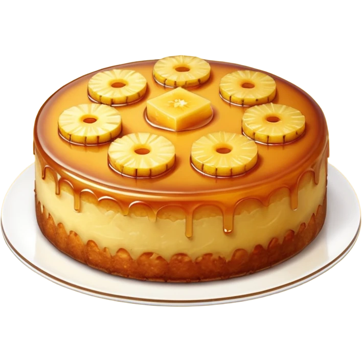 upside down cake emoji